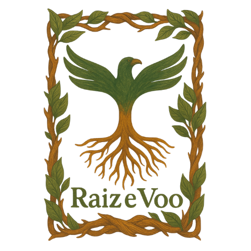 Raiz e Voo Logo